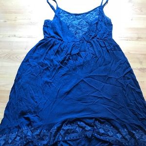 Navy blue torrid 3 high low dress